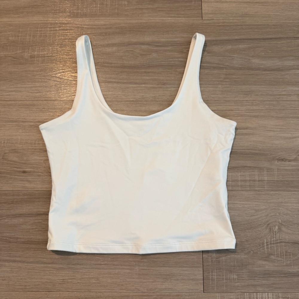Abercrombie & Fitch Soft White Tank Top